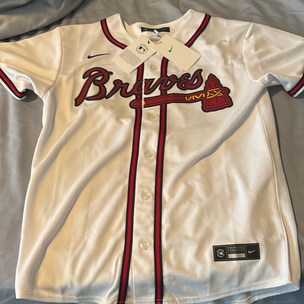 Nike Braves Sean Murphy White Jersey